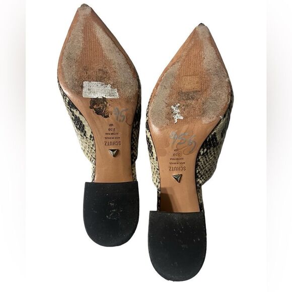 Schutz Dauani snake mule heels 9.5B - Picture 6 of 6